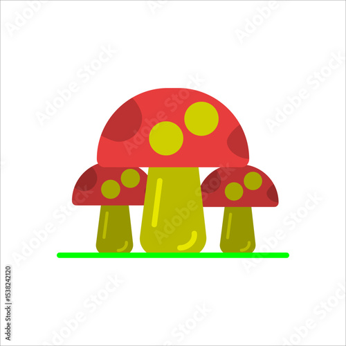 Mushroom Vector Icon