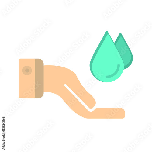 Save Water Vector Icon