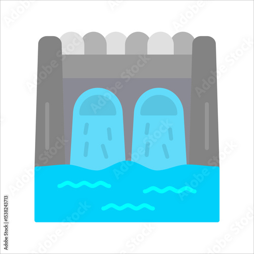Dam Vector Icon