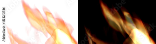A fire, flames, white, isolated flames PNG. This fire, flames effect, creates a unique transparent PNG. Use it as an overlay for a hot, fiery effect.