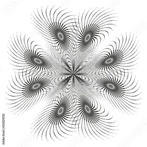 Star burst collection. Radiating line pattern. Vector sunburst design. Explosive light rays.