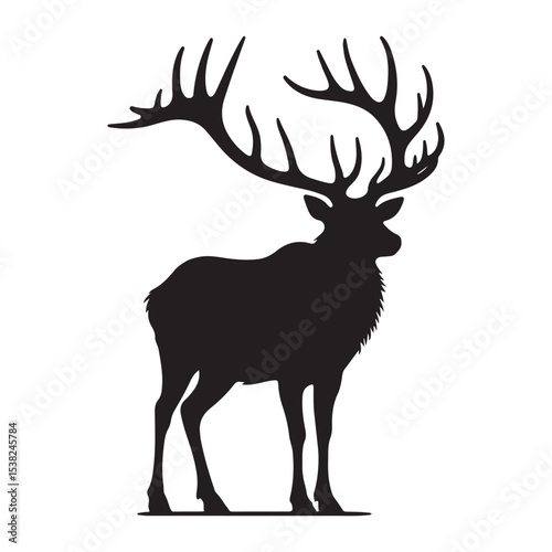 deer silhouette vector