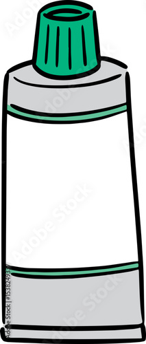 Illustration of medicine tube
