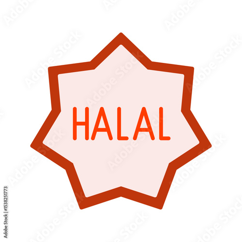 Halal Vector Icon