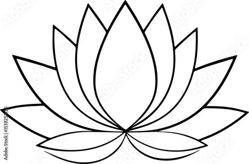 lotus flower vector illustration 