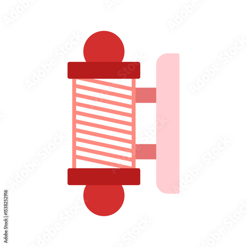 Barber Shop Pole Vector Icon