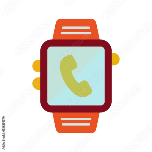 Watch Call Vector Icon