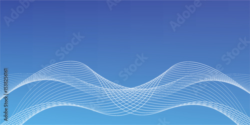 Blue Tech Finance Fintech Background Abstract Pixel Pattern. Abstract Business Tech Science Vector Backdrop.