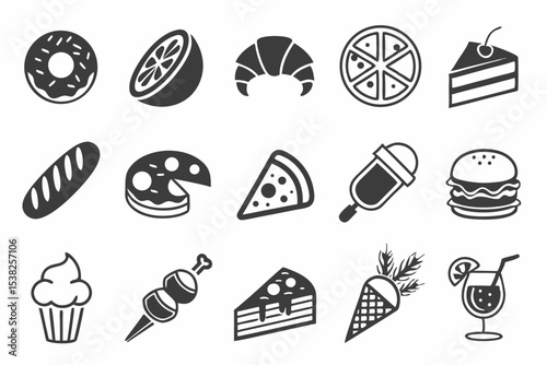 food icons set
