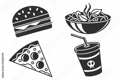 fast food icons