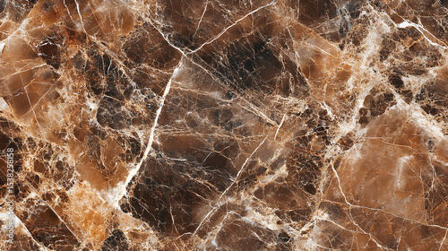 Polished brown tone emperador marble, high-resolution detail.