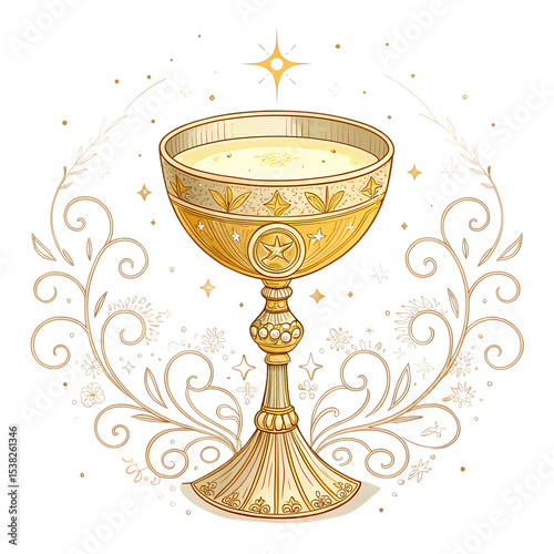 Golden Chalice:  A Divine Illustration
