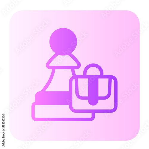 pawn gradient icon