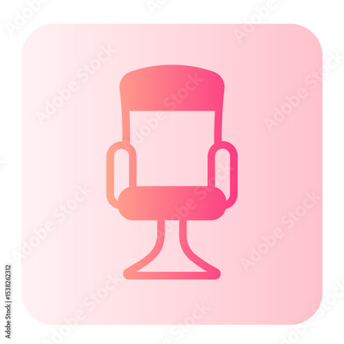 office chair gradient icon