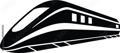 High speed train fast transportation modern railway bullet train sleek design travel technology infrastructure express transit futuristic motion speed rails urban commute