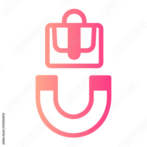 magnet gradient icon