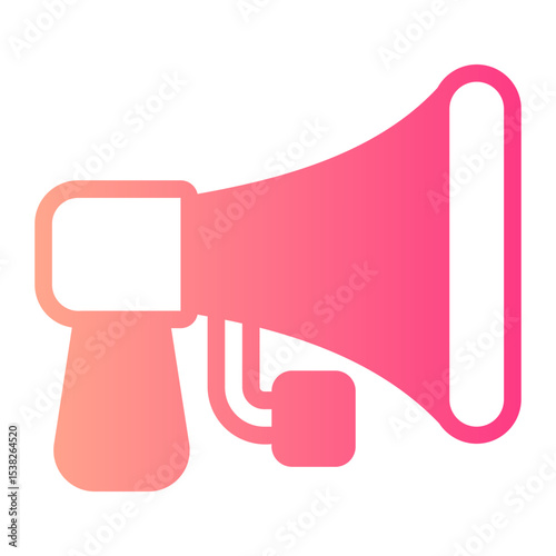 megaphone gradient icon