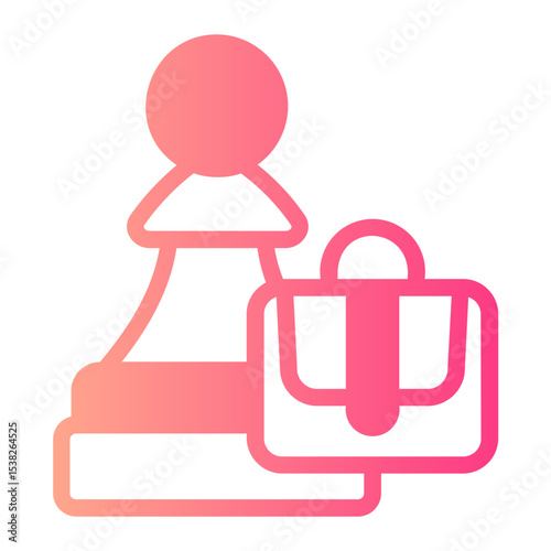pawn gradient icon