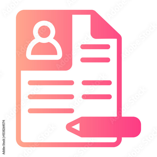 resume gradient icon