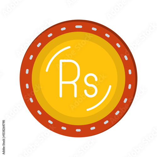 Rupee Currency Vector Icon
