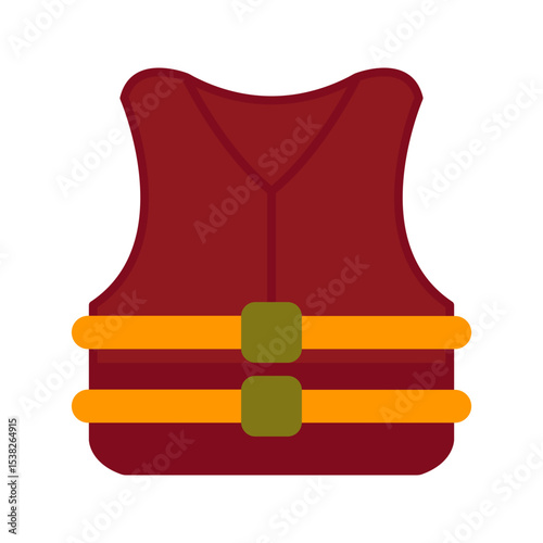 Bulletproof Jacket Vector Icon