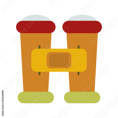 Binoculer Vector Icon
