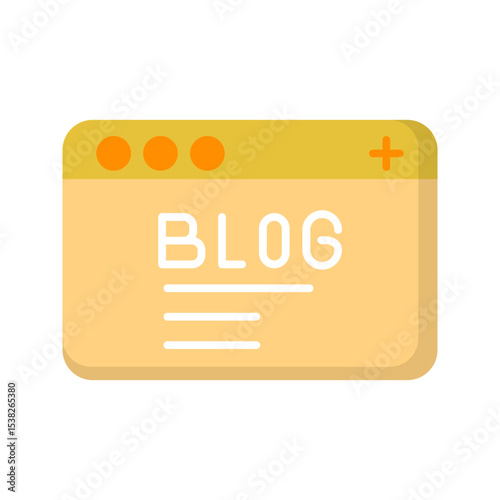 Blog Vector Icon