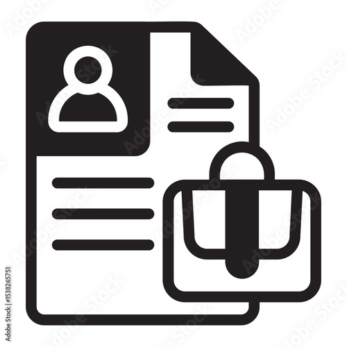 CV glyph icon