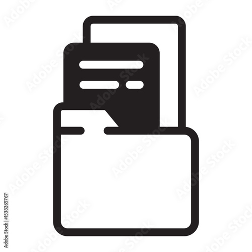 folder glyph icon