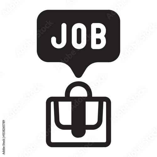 job glyph icon