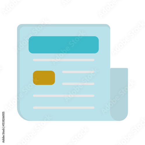News Paper Vector Icon