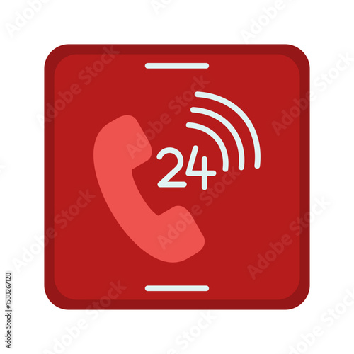 24 hour Vector Icon