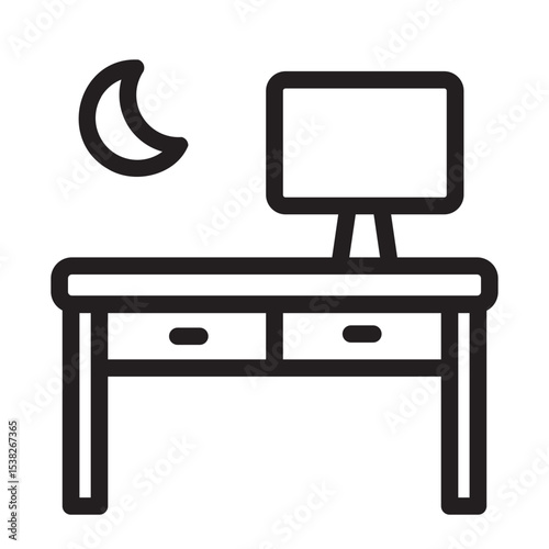 overtime gradient icon