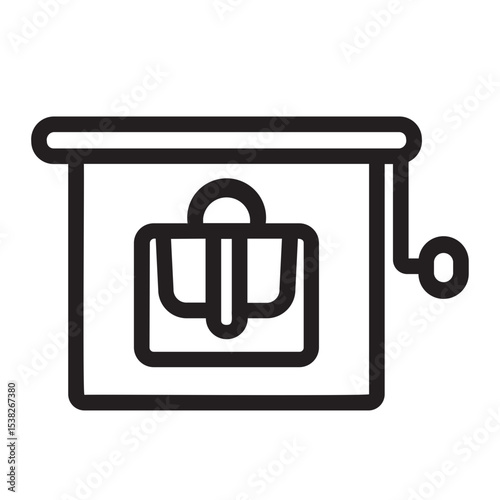 presentation line icon