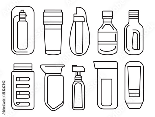Detailed Plastic Fabrication Techniques Outline Illustration Vector