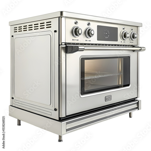 Luxury Stainless Steel Range: Professional Kitchen Appliance