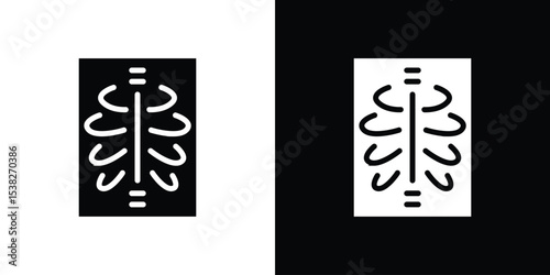 X ray icon for social media, app, and web design. Vector illustration.