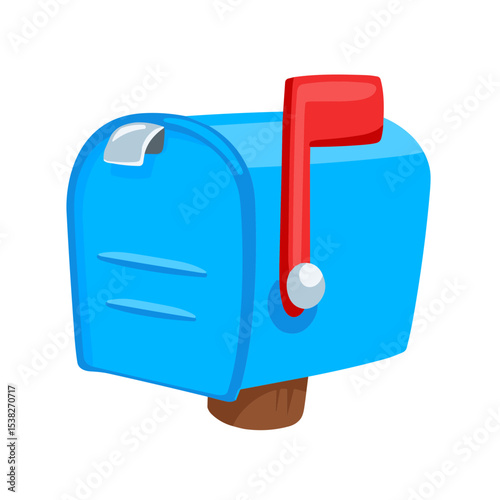 Mailbox Raised Flag