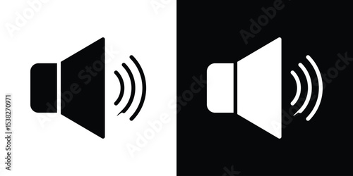 Volume icon vector design template elegant style
