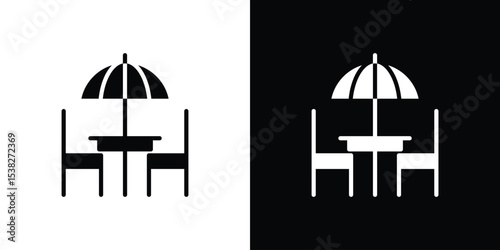 Terrace icon vector design template elegant style