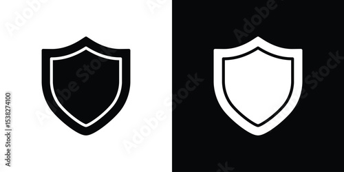 Shield icon vector design template elegant style