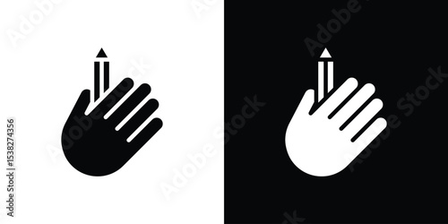 Self expression icon vector design template elegant style