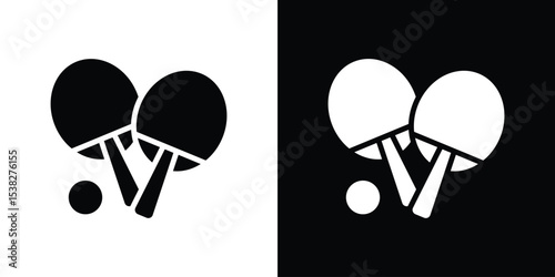 Ping pong icon vector design template elegant style