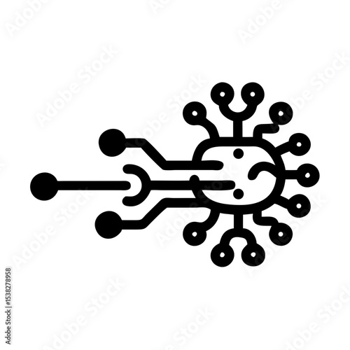 Minimalist vector silhouette design depicting a progression with subtle gradient glow