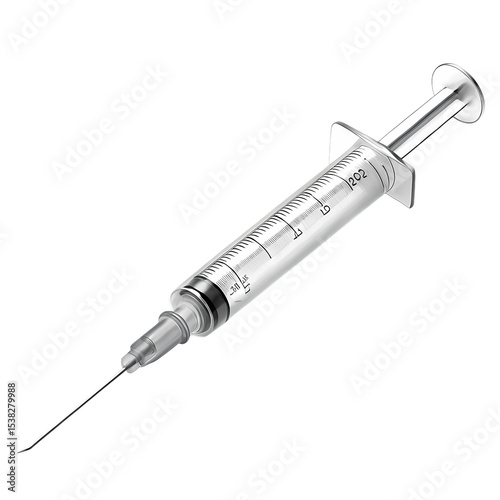 Medical Syringe: Close-Up View of a Sterile Injection Device