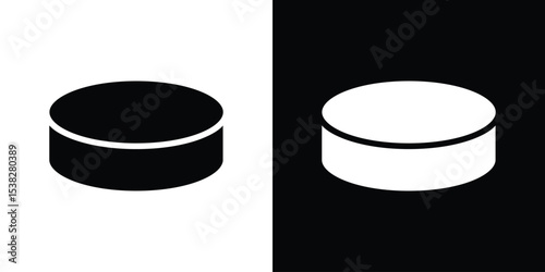 Hockey puck icon