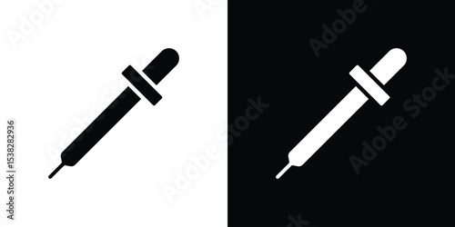 Eye dropper icon vector design template elegant style