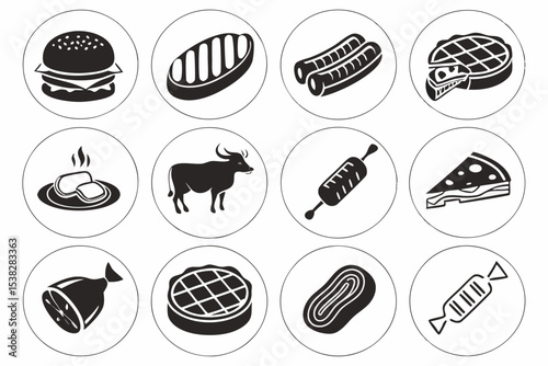 food icons set