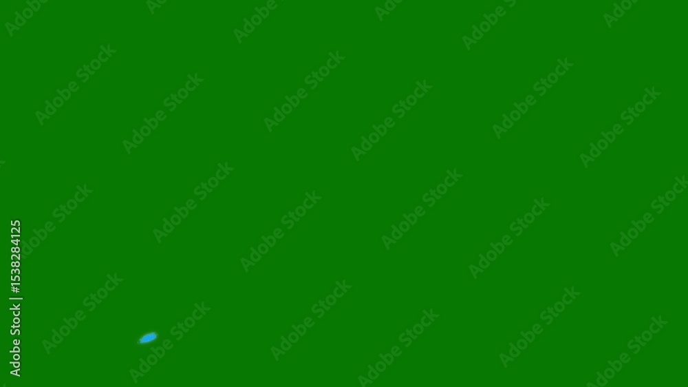 A green background with white border and screen map of the island blue fish swimming in ocean an image man air on it bird small dot green screen animated chromakey background emotion