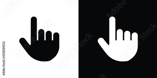 Cursor icon vector design template elegant style